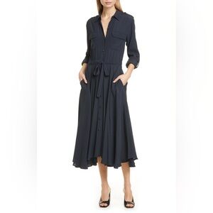 NWT - EQUIPMENT FEMME - Jacquot Utility Shirt Dress 
Size: 6 - P2P 19”